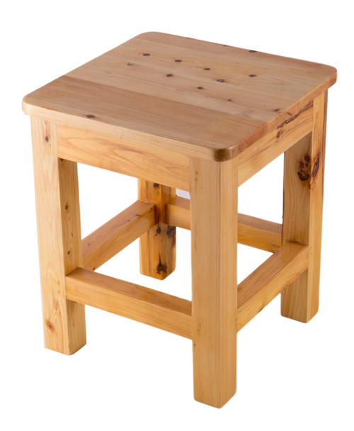 ALFI 10"x10" Square Wooden Bench/Stool For Shower or Multi-Purpose - AB4407