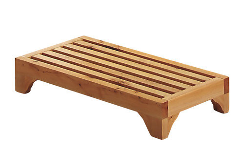 ALFI 4" Modern Wooden Stepping Stool for Tub - Shower - Bathroom - AB4409