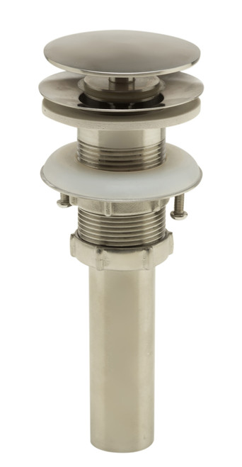 ALFI Brushed Stainless Steel Pop Up Drain for Sink w/o Overflow - AB5009-BSS