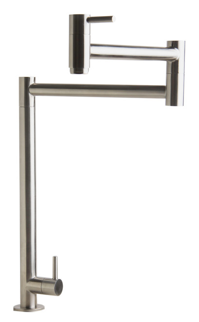 Alfi AB5018-BSS Brushed Stainless Steel Retractable Pot Filler Faucet