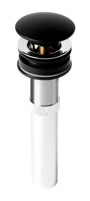 Alfi Matte Black Pop Up Drain with Out Overflow