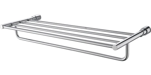 ALFI Polished Chrome 24 inch Towel Bar & Shelf Bathroom Accessory - AB9523