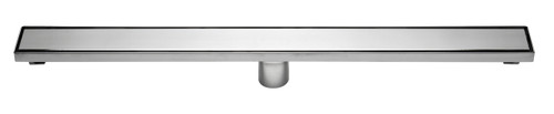 ALFI 32" Modern Polished Stainless Steel Linear Shower Drain with Solid Cover - ABLD32B-PSS