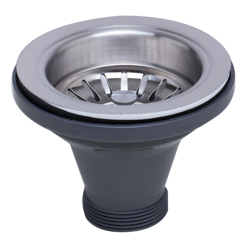 ALFI Brushed Stainless Steel 3 1/2" Basket Strainer Drain - ABST35-BSS