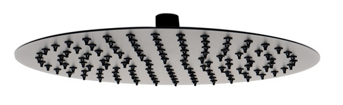 ALFI Matte Black Stainless Steel 12" Round Ultra-Thin Rain Shower Head - RAIN12R-BM