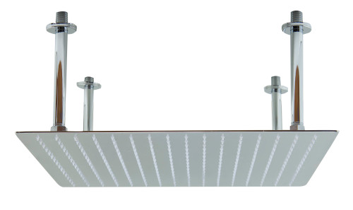 ALFI 20" Square Polished Solid Stainless Steel Ultra Thin Rain Shower Head - RAIN20S-PSS