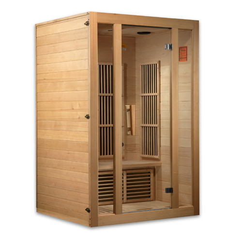 Maxxus "Seattle Edition" 2 Person Low EMF FAR Infrared Carbon Canadian Hemlock Sauna