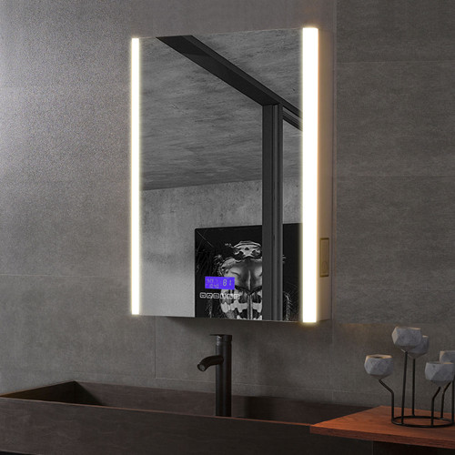 ALFI 24" x 32" Single Door LED Light Bluetooth Medicine Cabinet - ABMC2432BT