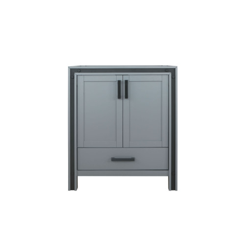 Lexora Ziva 30" Dark Grey Vanity Cabinet Cabinet Only