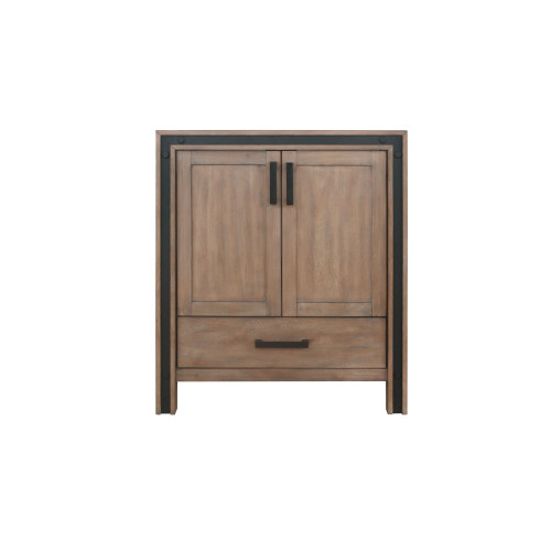 Lexora Ziva 30" Rustic Barnwood Vanity Cabinet Cabinet Only