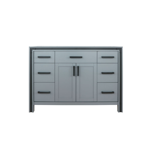 Lexora Ziva 48" Dark Grey Vanity Cabinet Cabinet Only