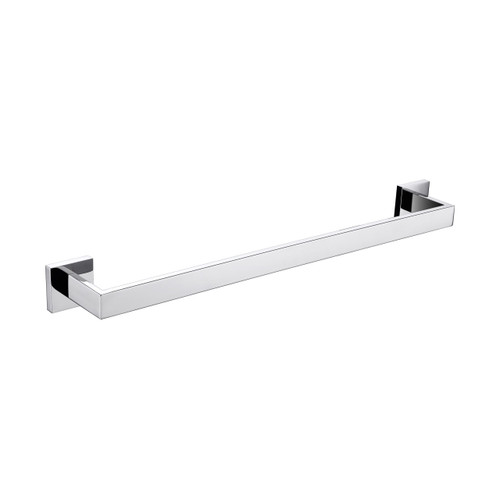 Lexora Bagno Lucido Stainless Steel 24" Towel Bar - Chrome