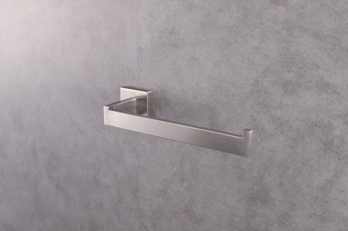 Lexora Bagno Lucido Stainless Steel Towel Holder - Satin Nickel