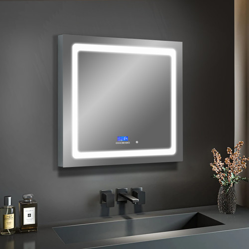 Lexora Bracciano 30" Wide x 36" High LED Medicine Cabinet w/ Defogger