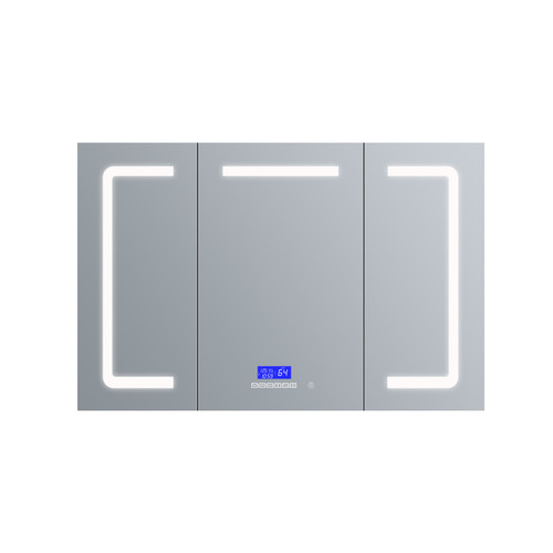Lexora Lesina 48" Wide x 32" High LED Medicine Cabinet w/ Defogger