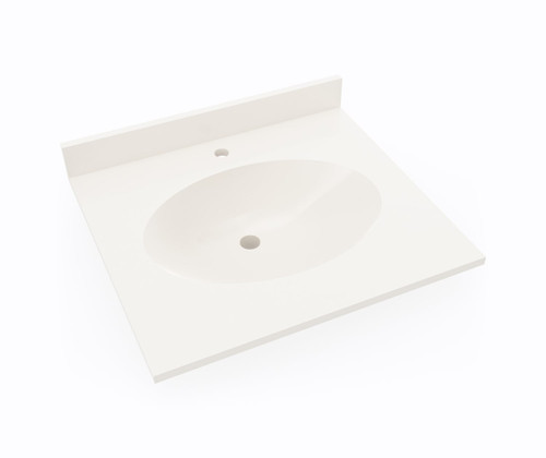 Swanstone Chesapeake 22 x 25 Single Bowl Vanity Sink & Counter Top in Bisque - CH02225.018