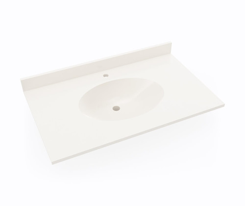 Swanstone Chesapeake 22 x 37 Single Bowl Vanity Sink & Counter Top in Bisque - CH02237.018