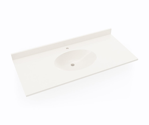 Swanstone CH02249.018 Chesapeake 22 x 49 Single Bowl Vanity Sink & Counter Top in Bisque