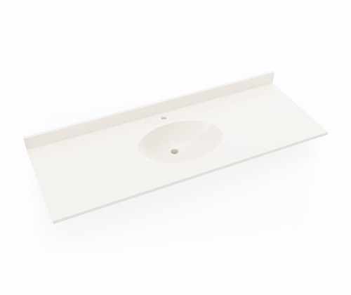 Swanstone CH02261.018 Chesapeake 22 x 61 Single Bowl Vanity Sink & Counter Top in Bisque