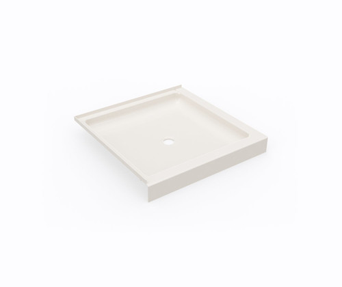 Swanstone 36 x 36 Corner Shower Pan with Center Drain in Bisque - SD03636MD.018