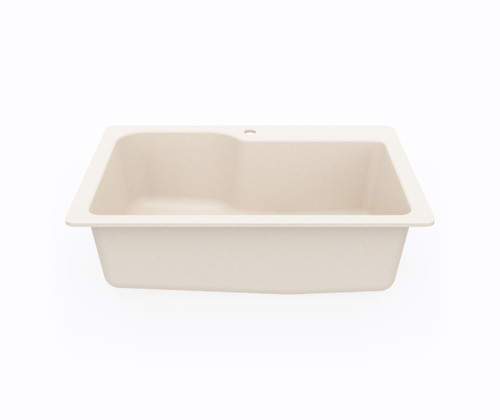 Swanstone 22 x 33 Undermount Or Drop-In Single Bowl Sink in Tahiti White - KS03322SB.011