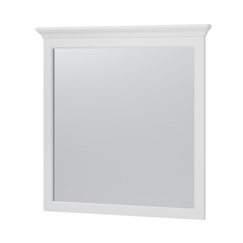 Craft + Main Hollis 32" Wide x 32 Inch High Framed Wall Mirror - White