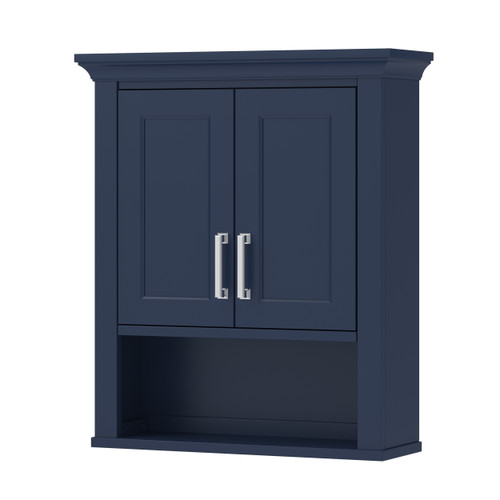 Craft + Main Lawson 24" Wide x 28" High Bathroom Storage Wall Cabinet - Aegean Blue