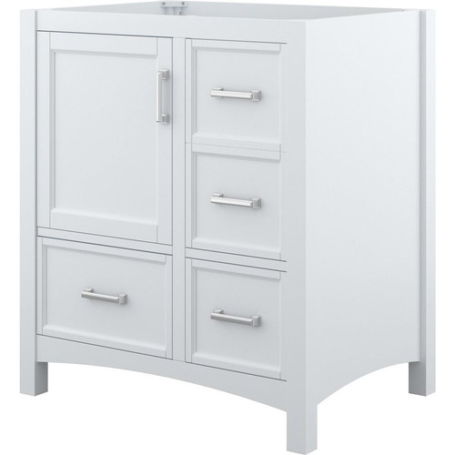 Foremost  LSWVT3122D-MB Lawson 31" White Vanity Cabinet with Mohave Beige Granite Sink Top