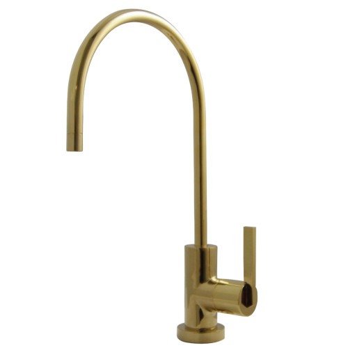 Kingston Brass KS8192CTL Continental Single Handle Water Filtration Faucet, Polished Brass