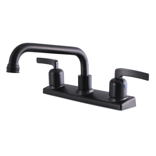 Kingston Brass FB2135EFL Centurion 8-Inch Centerset Kitchen Faucet, Oil Rubbed Bronze