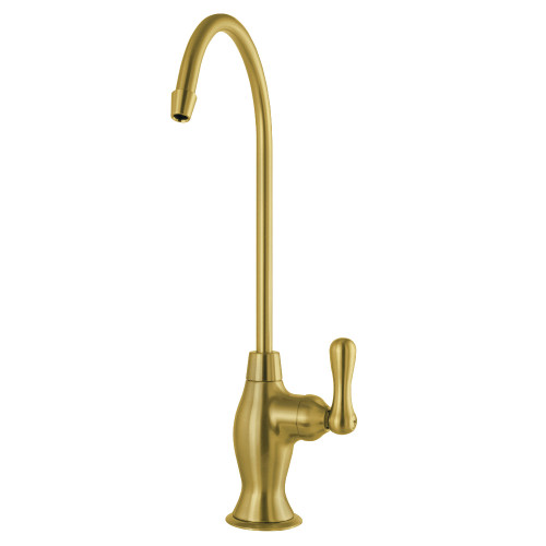 Kingston Brass KSAG3197AL Restoration Reverse Osmosis System Filtration Water Air Gap Faucet, Brushed Brass