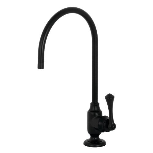 Kingston Brass KS5190BL Vintage Single Handle Water Filtration Faucet, Matte Black