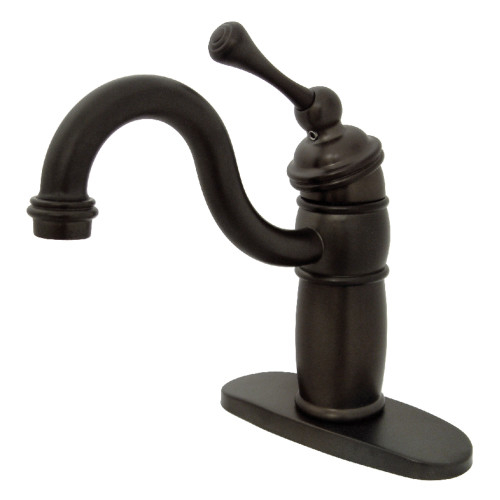 Kingston Brass KB1485BL Vintage Single-Handle Monoblock Bar Faucet, Oil Rubbed Bronze