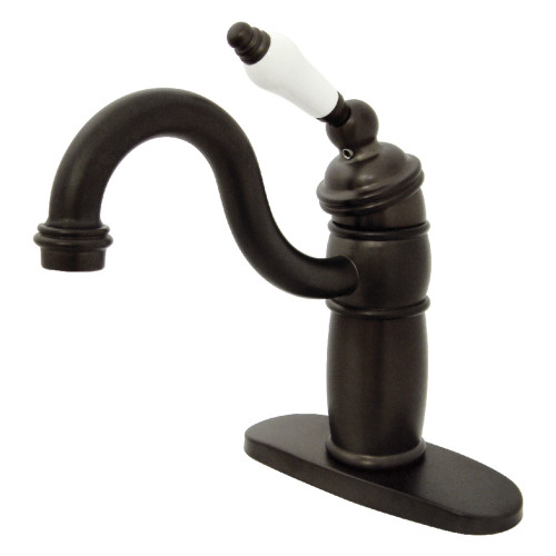 Kingston Brass KB1485PL Victorian Single-Handle Monoblock Bar Faucet, Oil Rubbed Bronze