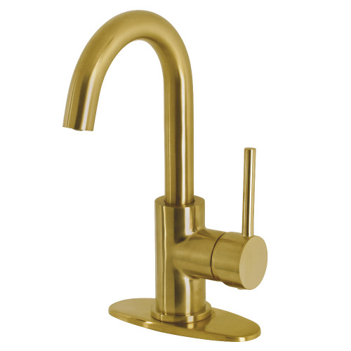Kingston Brass LS8533DL Concord Single-Handle Bar Faucet, Brushed Brass