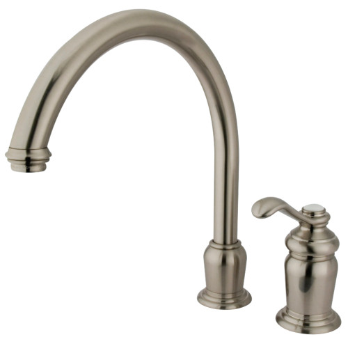 Kingston Brass KS7828TLLS Templeton Single Handle Widespread Kitchen Faucet, Brushed Nickel