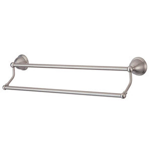 Kingston Brass BA396318SN 18" Double Towel Bar - Brushed Nickel
