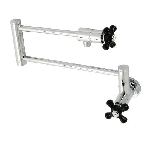 Kingston Brass KS4101PKX Duchess Wall Mount Pot Filler, Polished Chrome