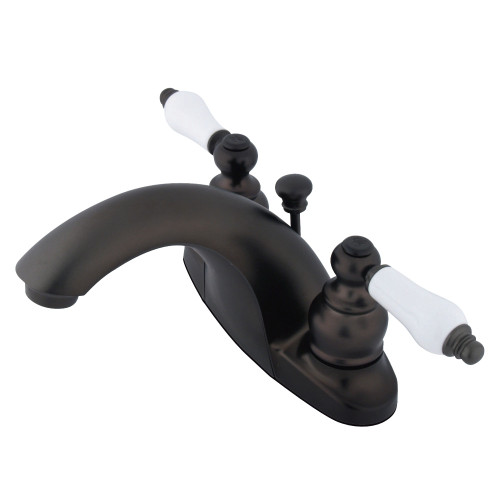 Kingston Brass GKB7645PL 4 in. Centerset Bathroom Faucet, Oil Rubbed Bronze