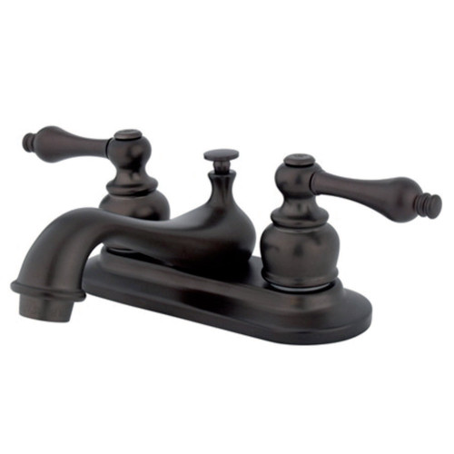 Kingston Brass KB605ALB 4 in. Centerset Bathroom Faucet, Oil Rubbed Bronze