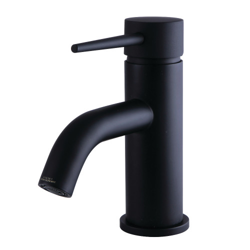 Kingston Brass Fauceture   LS8220NYL New York Single Handle Bathroom Faucet with Push Pop-Up, Matte Black