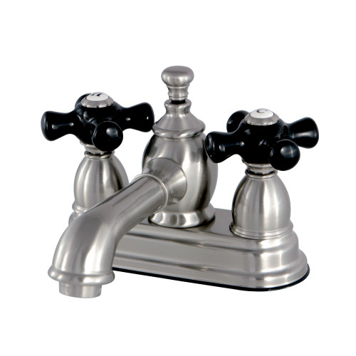Kingston Brass KS7008PKX 4 in. Centerset Bathroom Faucet, Brushed Nickel