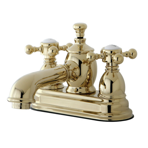 Kingston Brass KS7002BX 4 in. Centerset Bathroom Faucet, Polished Brass