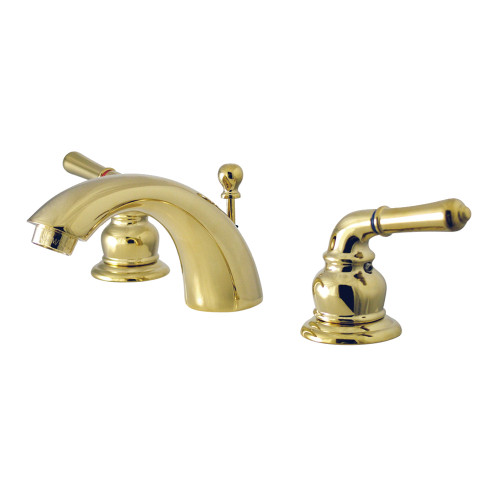 Kingston Brass KS2952 Mini-Widespread Bathroom Faucet, Polished Brass