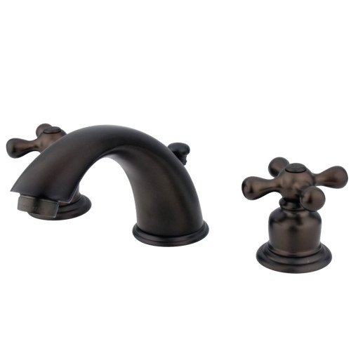 Kingston Brass GKB975X Widespread Two Handle Bathroom Faucet, Oil Rubbed Bronze