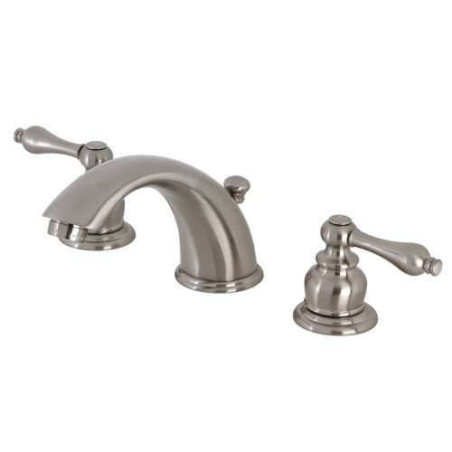 Kingston Brass KB978ALB Widespread Two Handle Bathroom Faucet, Brushed Nickel
