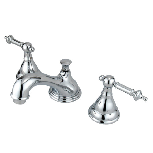 Kingston Brass KS5561TL 8 in. Widespread Two Handle Bathroom Faucet, Polished Chrome
