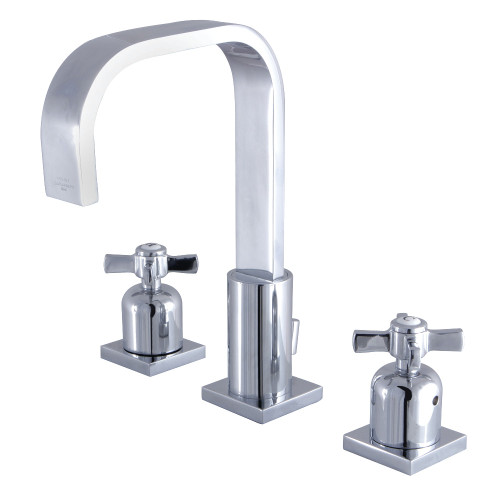 Kingston Brass Fauceture   FSC8961ZX 8 in. Widespread Two Handle Bathroom Faucet, Polished Chrome