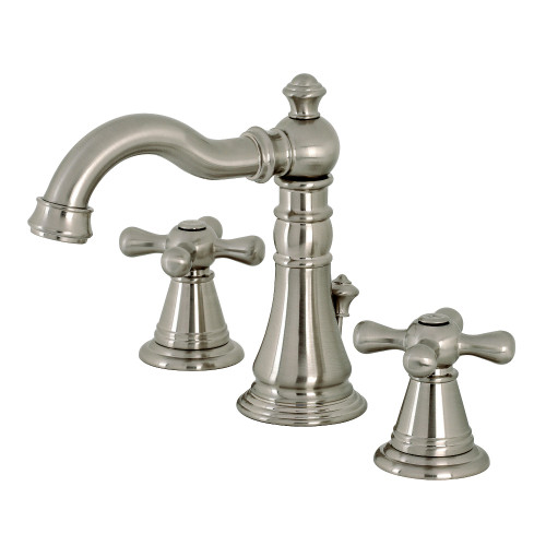 Kingston Brass Fauceture   FSC1978AAX American Classic 8 in. Widespread Two Handle Bathroom Faucet, Brushed Nickel