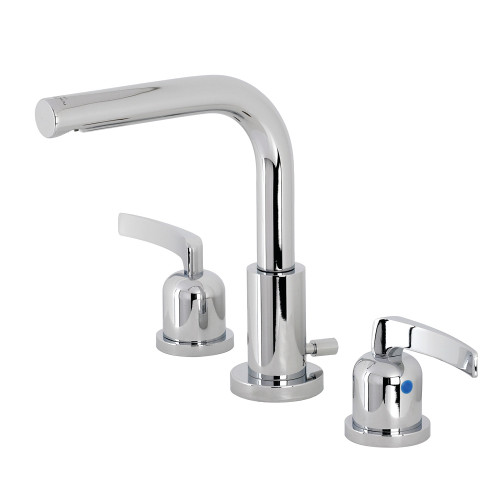 Kingston Brass Fauceture  FSC8951EFL 8 in. Widespread Two Handle Bathroom Faucet, Polished Chrome